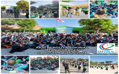 Wujudkan Madrasah Kuat dan Sehat, MTs N 6 Sragen Gelar Aksi Bergizi